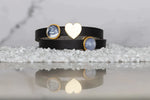 Load image into Gallery viewer, Black Bracelet - 3 charms
