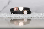Load image into Gallery viewer, Black Bracelet - 3 charms
