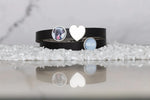 Load image into Gallery viewer, Black Bracelet - 3 charms
