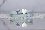 Load image into Gallery viewer, Turquoise 2-charm bracelet
